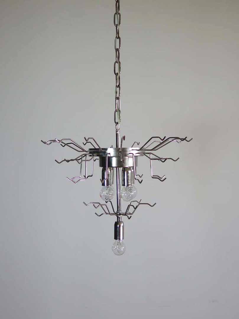 Murano chandelier - 41 Rondini - Granigliar - Transparent