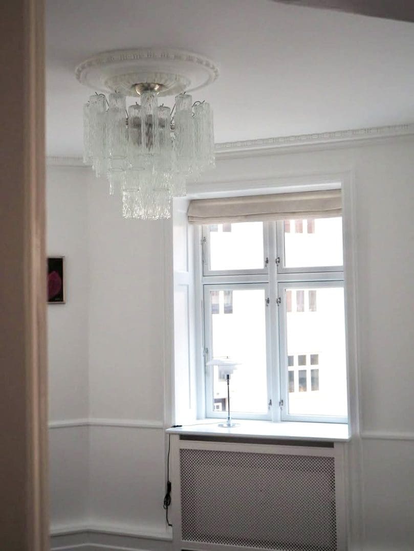 36 tube structured Murano chandelier